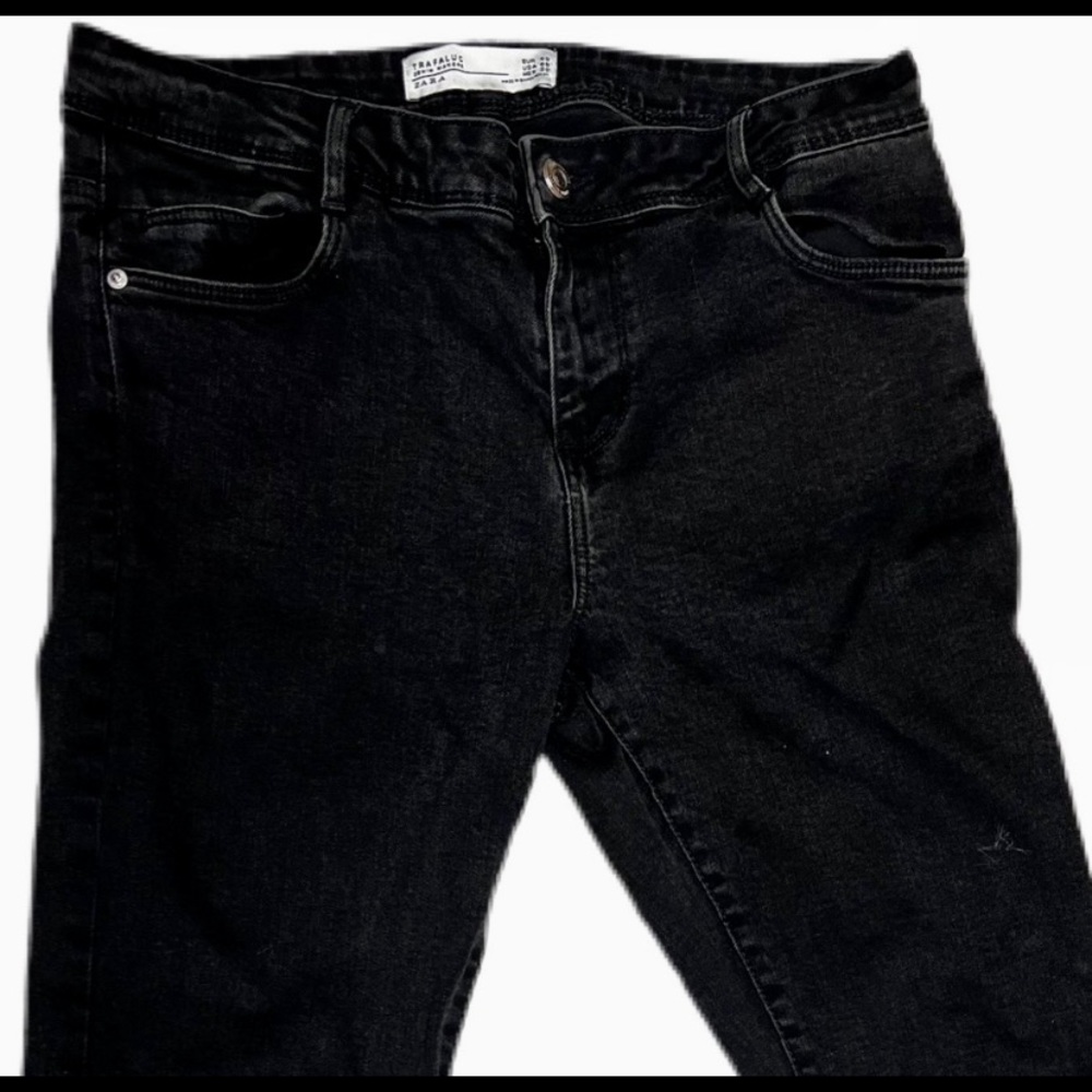 SALE❤️LN ZARA BLACK 5 POCKET SKINNY JEANS❤️ - Picture 5 of 8